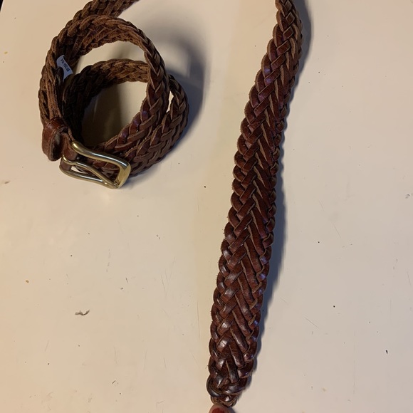 Cuir braided veritable belt.sz XL 40 - Picture 3 of 4